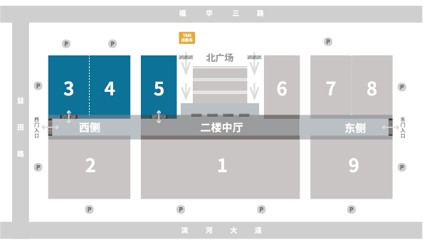 展馆平面图